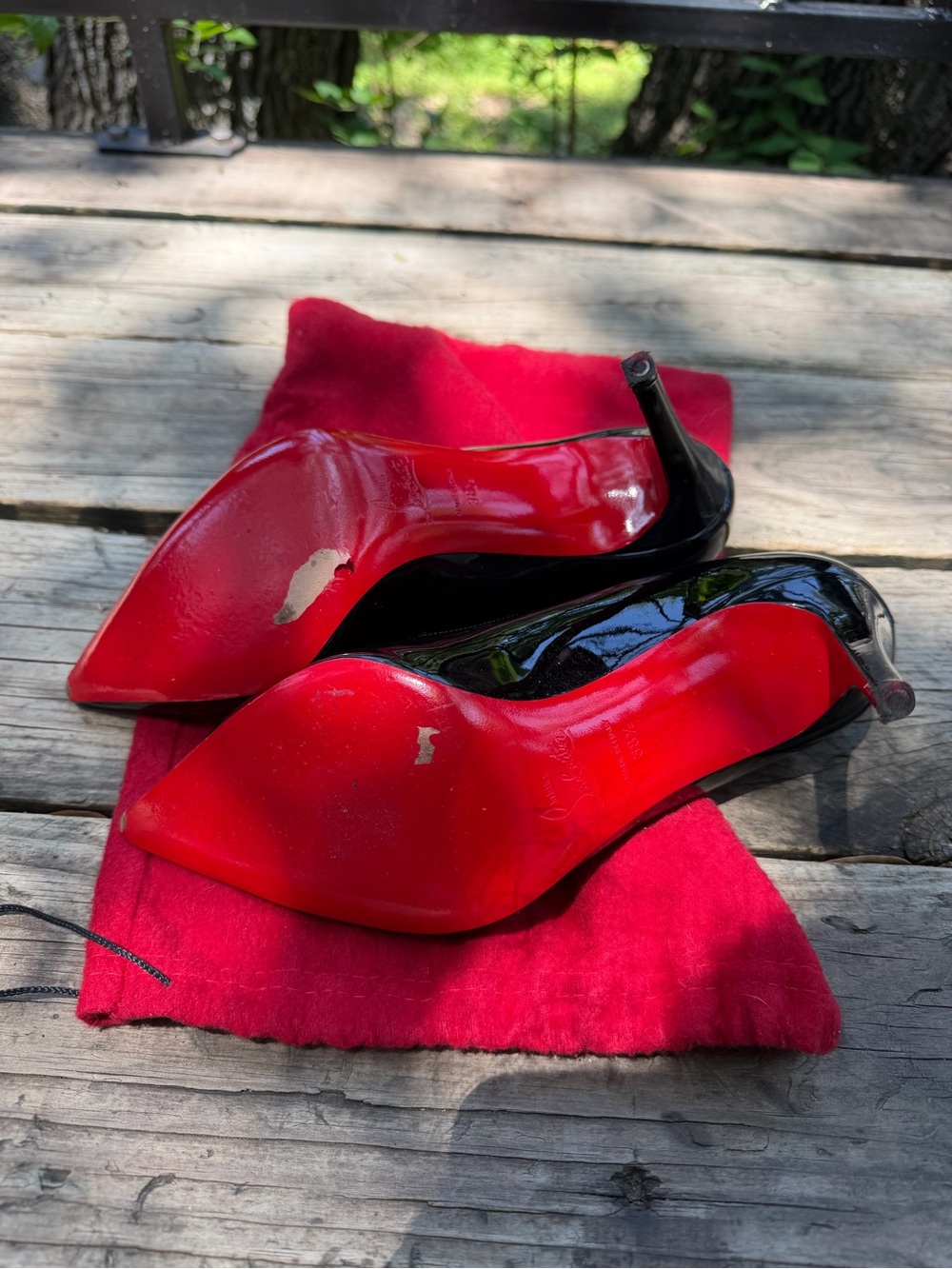 Christian Louboutin Kate 85mm Patent Leather Pumps